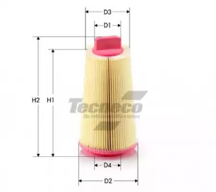 TECNECO FILTERS ar9680 -  AR9680 ФИЛЬТР ВОЗДУШНЫЙ TECNECO